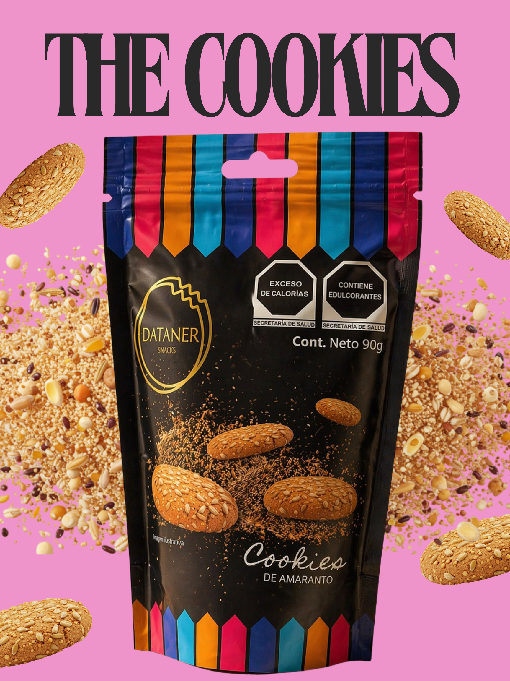 Galletas de amaranto sabor multigrano