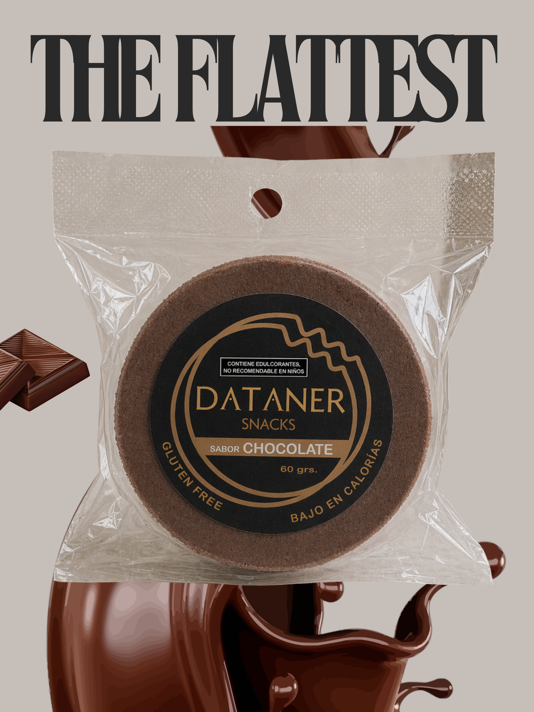Oblea de amaranto sabor Chocolate