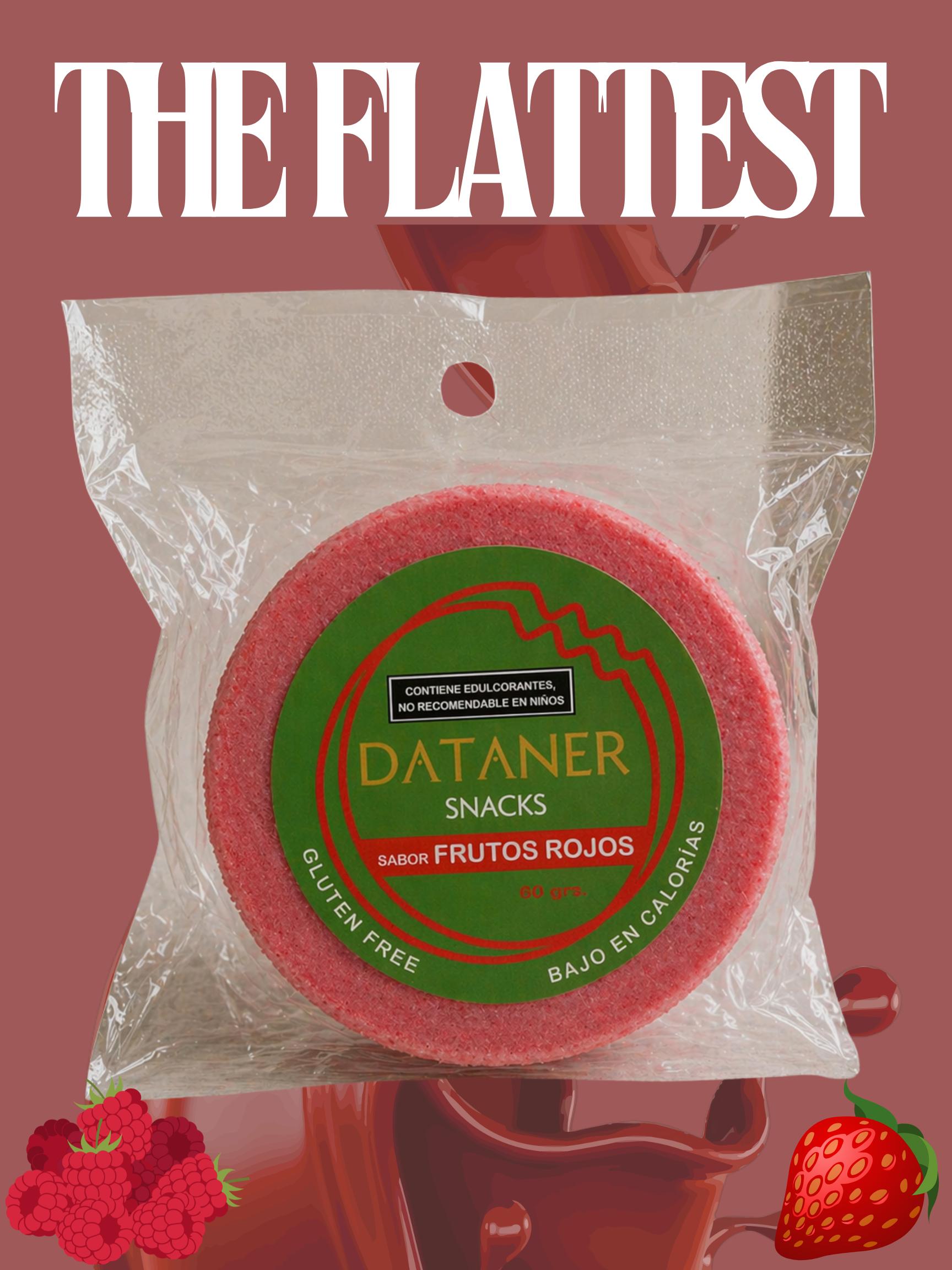 Oblea de amaranto sabor Frutos Rojos